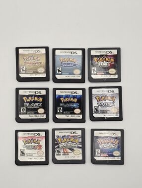 DS Lot 9 Games Pokemon Collection Copy/Reproduction Nintendo Games